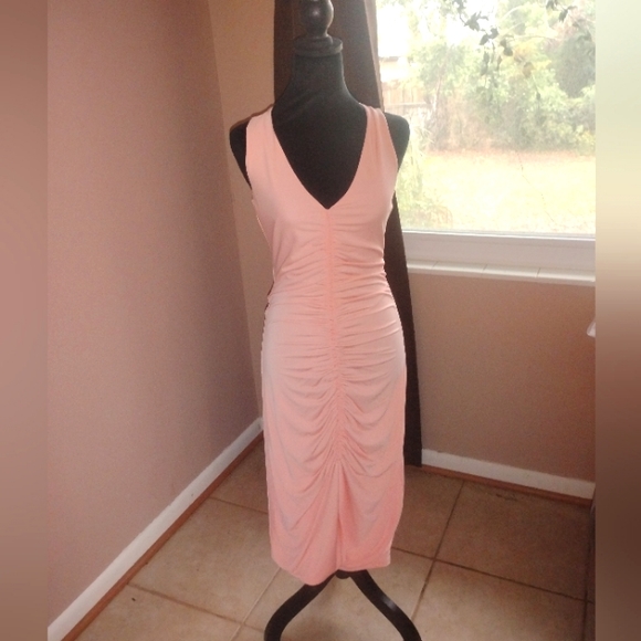 INC International Concepts Dresses & Skirts - NWT Womens INC Peach Bodycon Dress Small True to Size Fitted Spring Summer